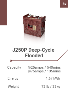 J250P Deep-Cycle Flooded