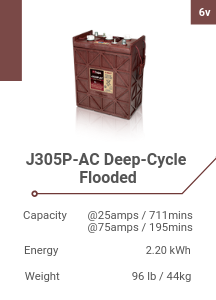J305P-AC Deep-Cycle Flooded